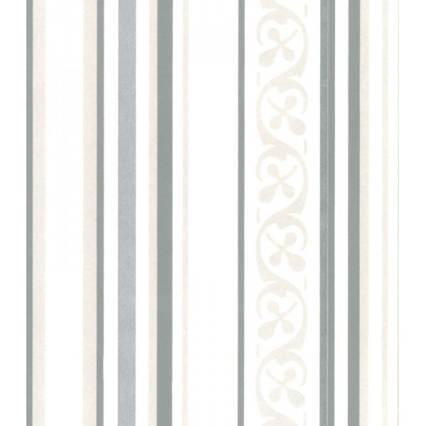 Papier Peint PRIMADECO - Rayure GRIS-BLANC 6788-10 10m*0.50m