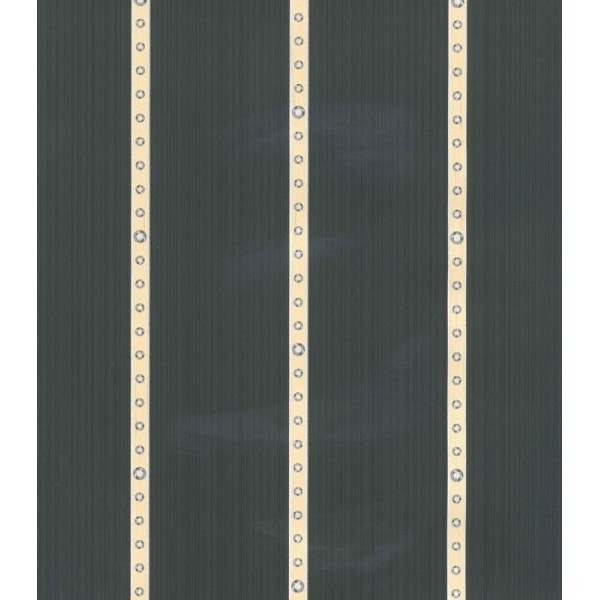 Papier Peint PRIMADECO - Raye Noir/Bronze 46960