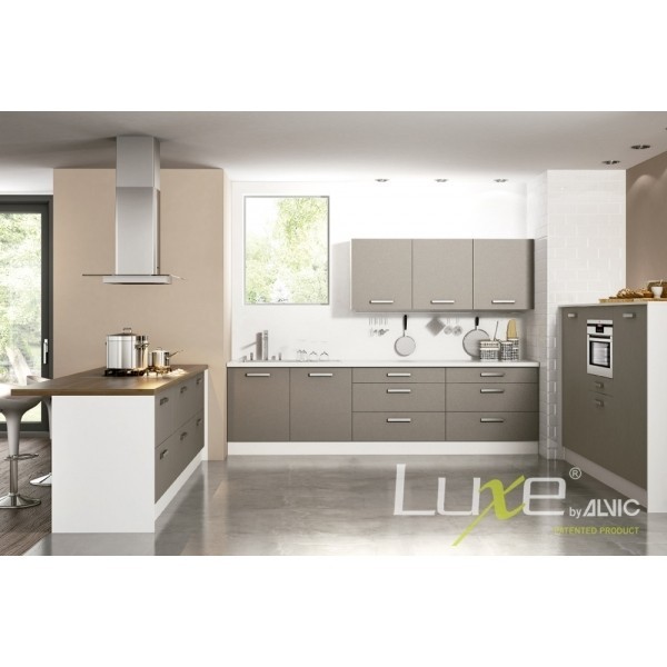 ALVIC LUXE Cuisine complète avec panneau MDF et caissons en stratifié - électroménager non inclus - CON120706