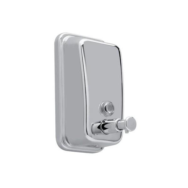 JVD Distributeur de savon liquide manuel en inox 450ml - 844253