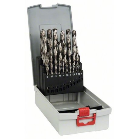 BOSCH Set de 25 Forets à métaux HSS-G, DIN 338, 135° - 1-13 mm - 2608587017