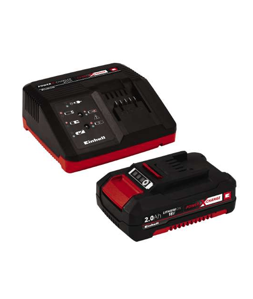 EINHELL BATTERIE-  CHARGEUR (KIT) 18V 2,0 AH- 4512040