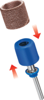 DREMEL MANDRIN PONÇAGE EZ SPEEDCLIC + BANDES - 3 PIÈCES - 2615S407JA