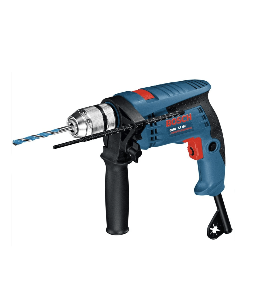 BOSCH Perçeuse-visseuse à percussion GSB 13 RE + 100 ACCESSOIRES - 06012271K2