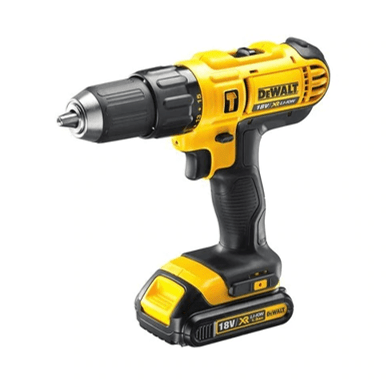 DEWALT Perceuse visseuse à Percussion 18V+2 Batteries 18V XR 1.3Ah + malette - DCD776C2-QW