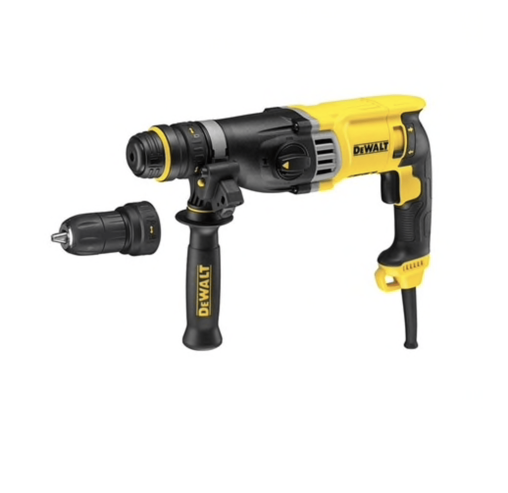 DEWALT Perforateur SDS-Plus 28mm 900W avec mandrin a changement rapide & AVC - D25144K-QS