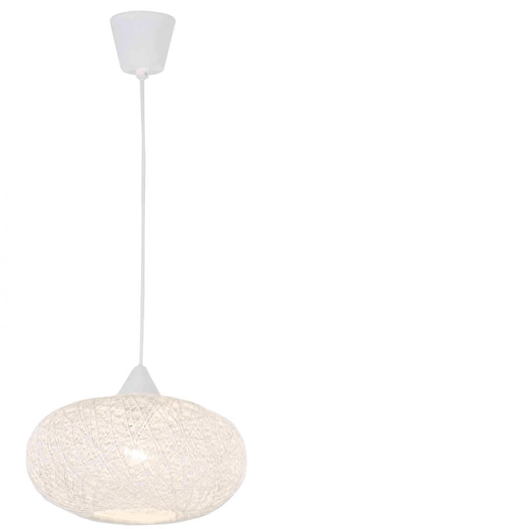 BRILLANT SUSPENSION IVONA E27 BLANC DIAMETRE 30CM   REF: INHK15079S05