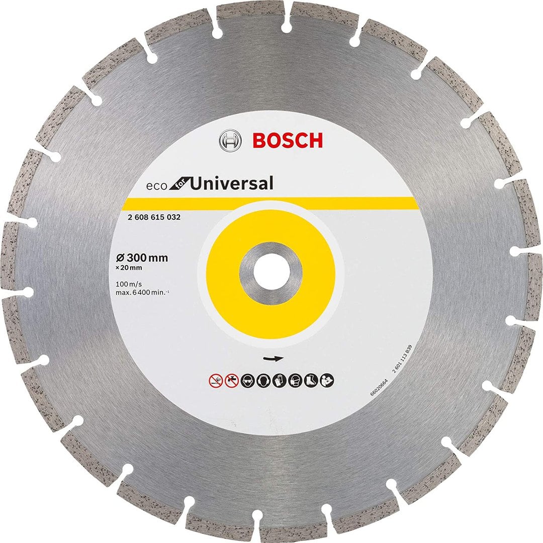 BOSCH Disque à tronçonner diamanté ECO for Universal 300mm x 22.25mm -2608615032
