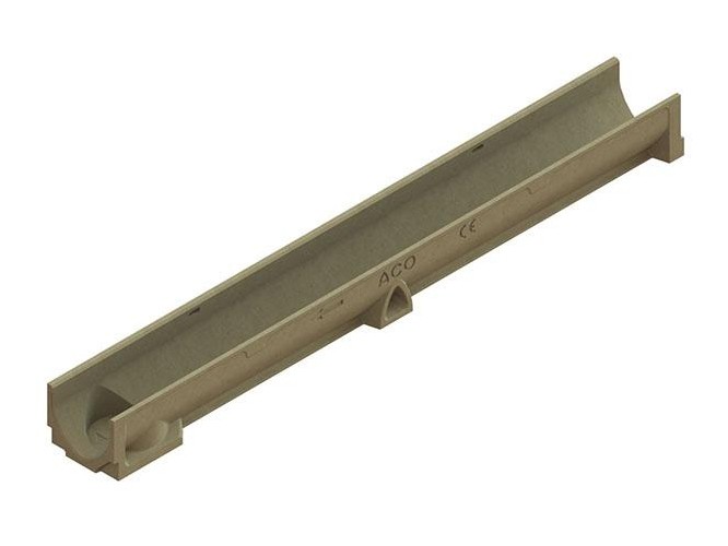 ACO SELF 100 H9,5 avec grille passerelle acier galvanisé anthracite A15 - 304446