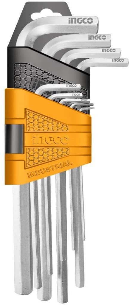 INGCO CLÉS HEX  SET DE 9 PIÈCES 1.5-10MM - HHK11091