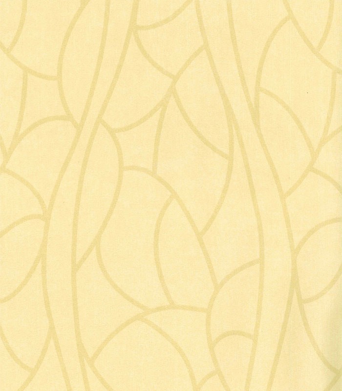 Papier Peint PRIMADECO -Spirographe jaune 332-06 10m*0.50m