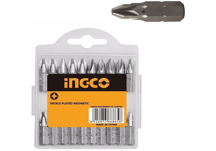 INGCO SET DE 20 EMBOUTS PZ2 25MM - SDB11PZ213