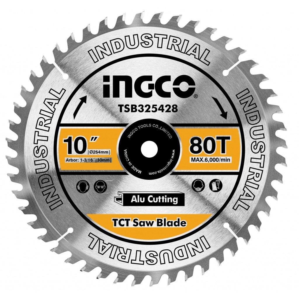 INGCO DISQUE ALU 254MM 80 DENTS - TSB325428