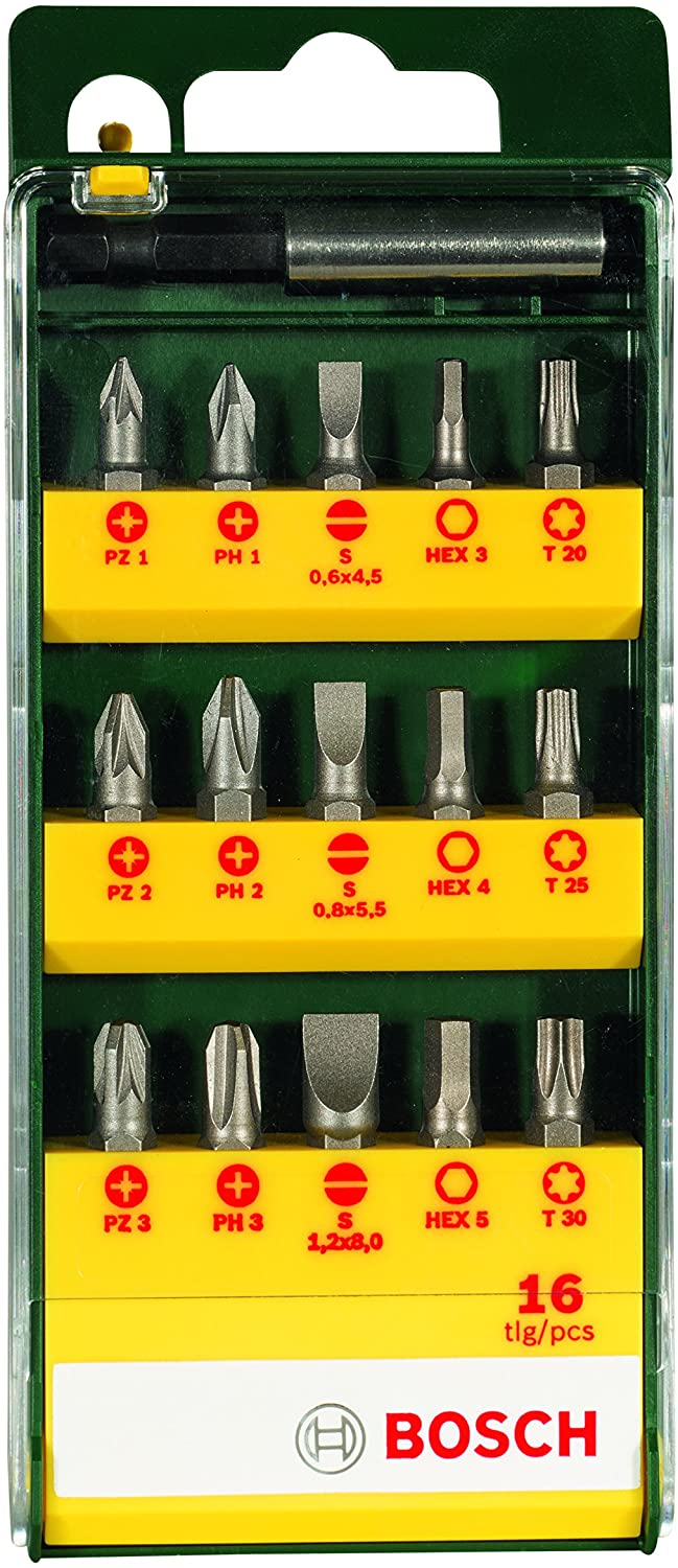 BOSCH CASSETTE DE 16 PCES VISSAGE  -2607019453