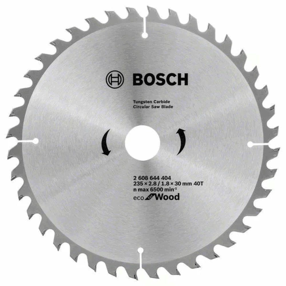 BOSCH Lame de scie circulaire 235x2.8/1.8x30 40T Eco for Wood -2608644404
