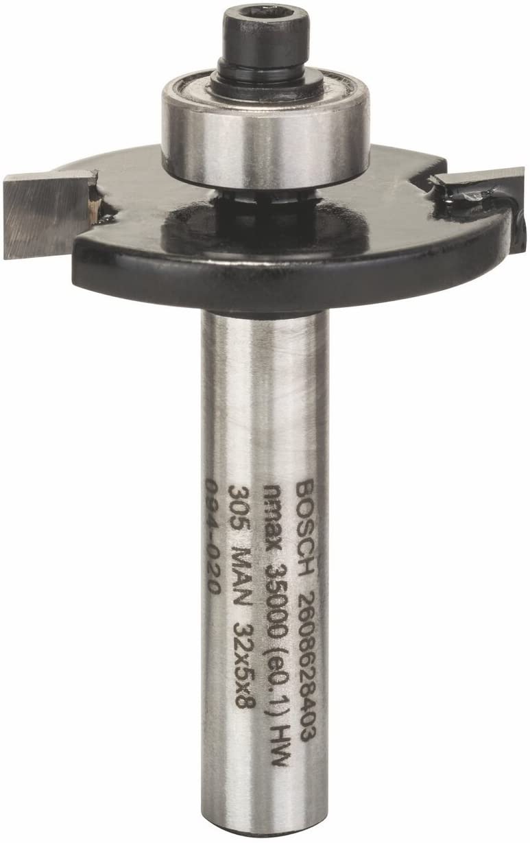 BOSCH  Fraises circulaires à rainurer - 8 mm, D1 32 mm, L 5 mm, G 51 mm - 2608628403