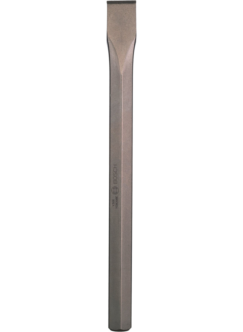 BOSCH  Burin plat à emmanchement six pans 28 mm - 400 x 36 mm - 1pc  -2608690108