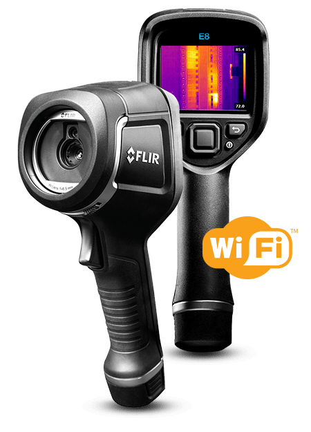 FLIR E8-XT CAMÉRA INFRAROUGE AVEC MSX® ET WI-FI