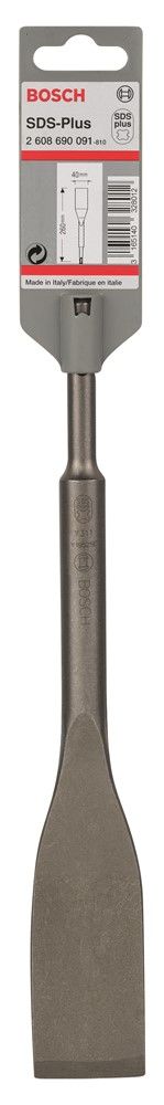 BOSCH  Burin « carrelages » coudé, Auto-affutant - Long life SDS-plus - 260 x 40 mm - 1pc  -2608690091