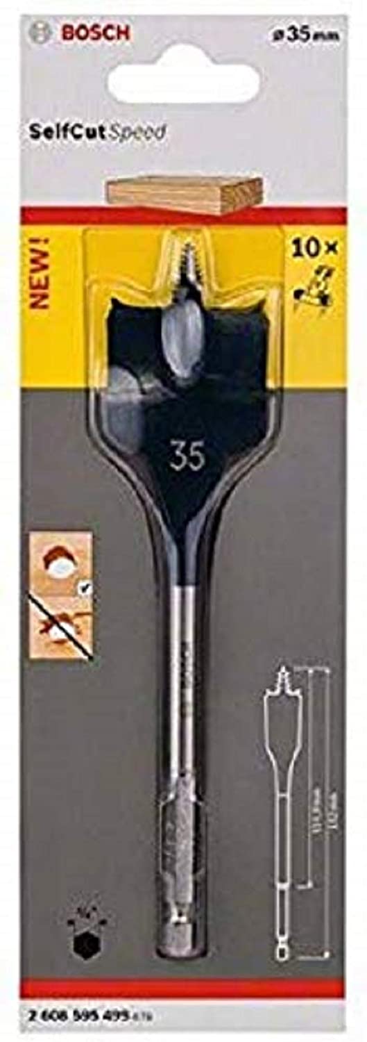 BOSCH  Mèche plate Self Cut Speed, six pans - 35 x 152 mm - 2608595499