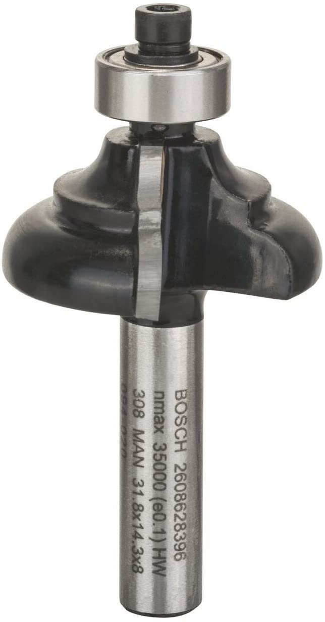 BOSCH  Fraise à profiler C - 8 mm, R1 4,8 mm, B 9,5 mm, L 14 mm, G 57 mm - 2608628396