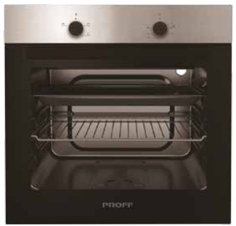 PROFF Four électrique encastrable 60cm en inox 3 Programmes - 601