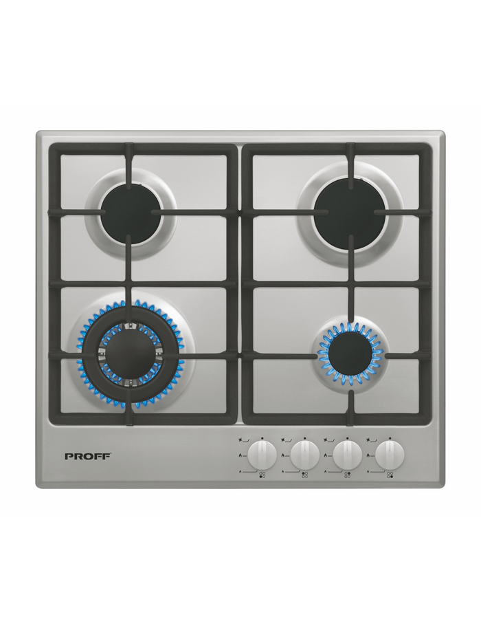 PROFF Plaque de cuisson gaz encastrable 60cm en inox - P606