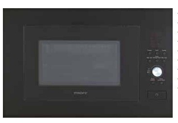 PROFF Micro-onde encastrable noir 1000W 9 fonctions - MWO20BG-N