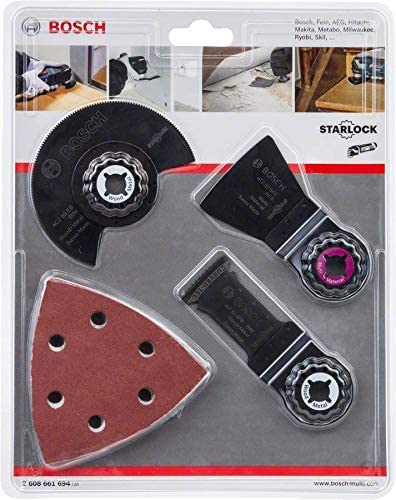 BOSCH  Set universel de 23 pièces - ACZ 85 EB (1x); AIZ 28 EB (1x); ATZ 52 SFC (1x); Schleifblatt (20x) - 2608661694  -2608661694