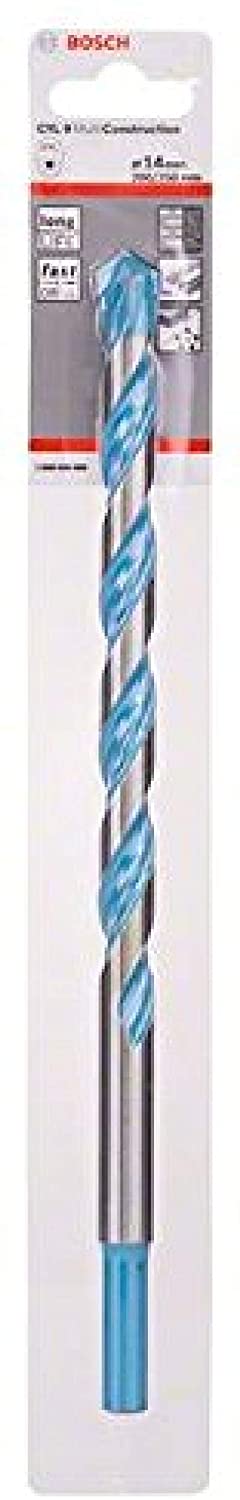 BOSCH Forets polyvalents CYL-9 Multi Construction - 14 x 200 x 250 mm, d 10 mm - 2608596065