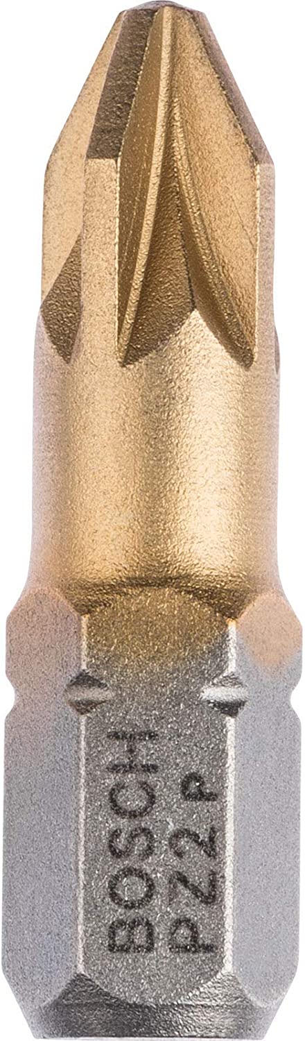 BOSCH Embout de vissage qualité Max Grip - PZ 2, 25 mm - 10pcs -2607001594
