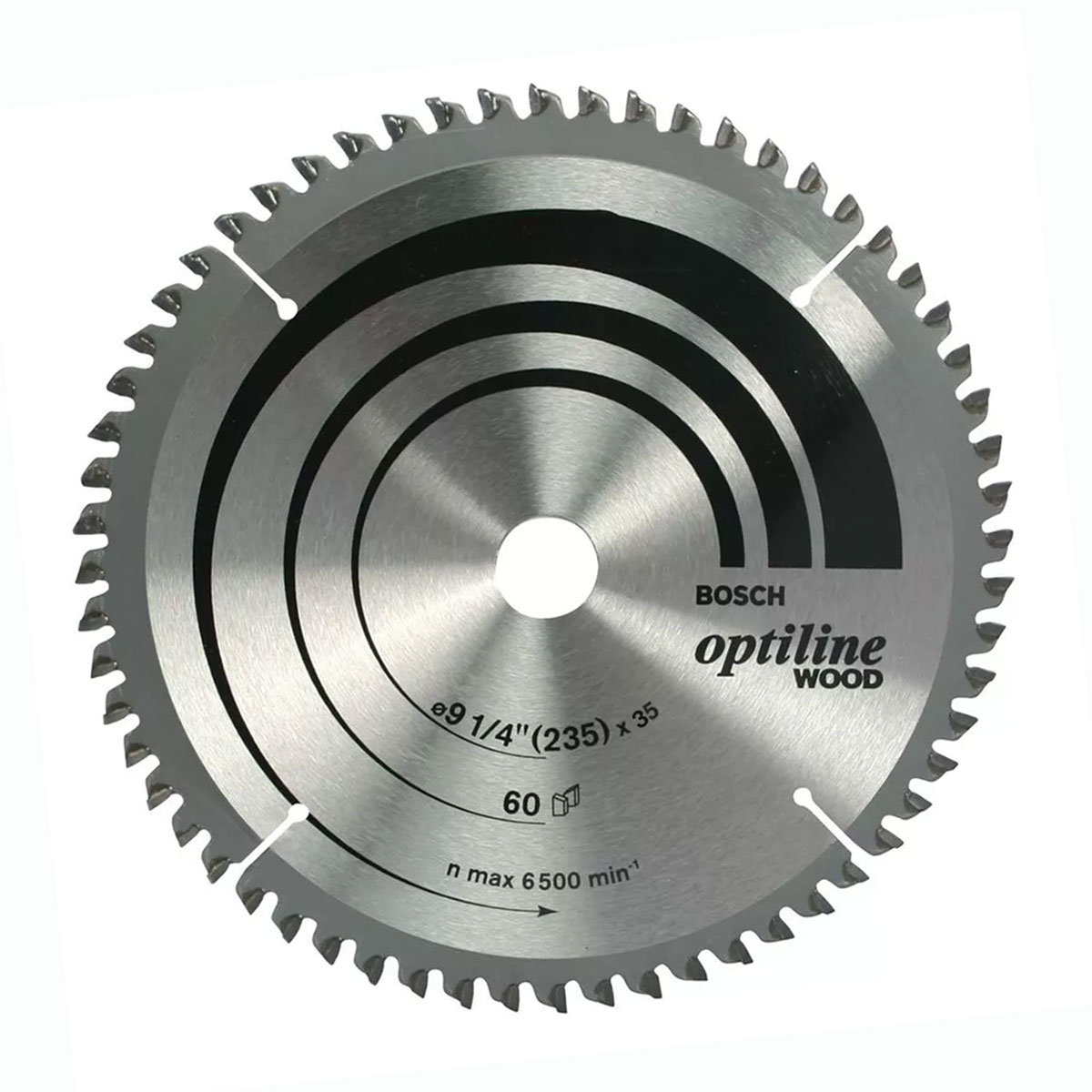 BOSCH Lame de scie circulaire Optiline Wood 235x35x2.5mm, 60 dents -2608640895