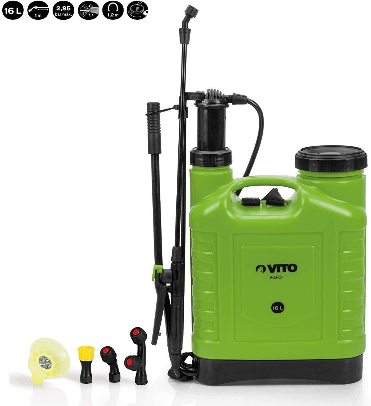 VITO PULVÉRISATEUR A DOS 16 LITRES - VIPU16