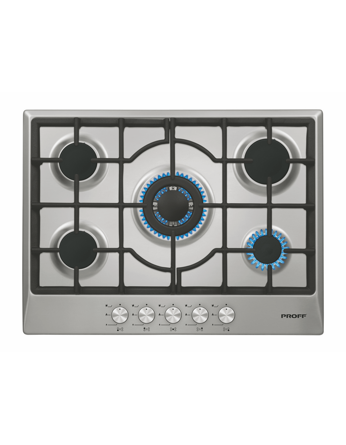 PROFF Plaque de cuisson gaz encastrable 90cm en inox - P702