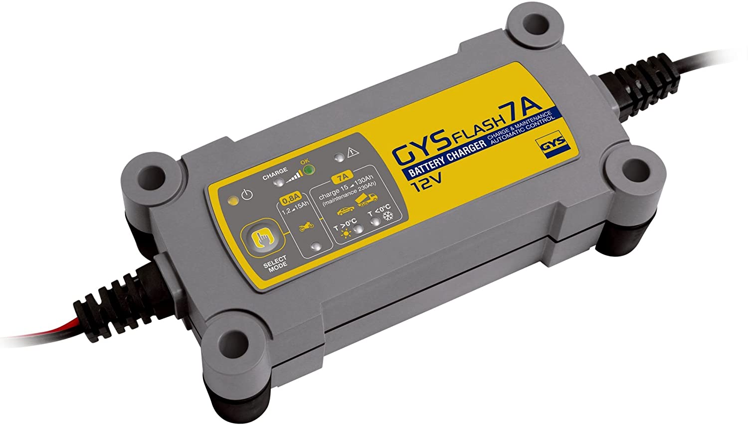 GYS CHARGEUR À BATTERIES 12V INVERTER - GYSFLASH 7A