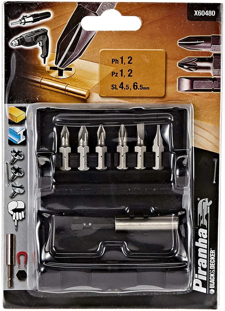BLACK+DECKER SET D'EMBOUTS 7 PCS  - X60480-XJ