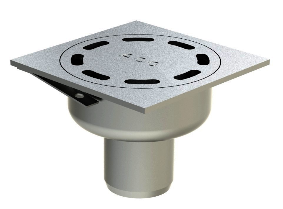 ACO SIPHON ACO SHOWERDRAIN EKO 100x100MM INOX 304 COUV SLOT INOX 304 - 14223