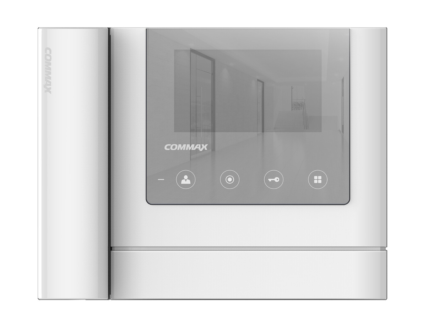 COMMAX MONITEUR AVEC COMBINÉ BLANC 4.3 POUCES - CDV-43MH