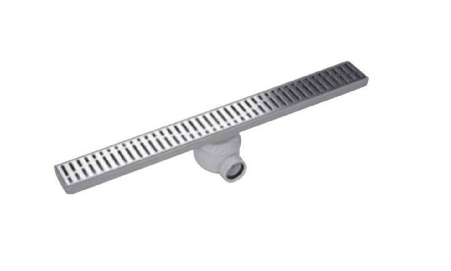 ACO Cuve Showerdrain plastique ABS L685 + Grille Wave Inox S/V DN40 - 405724