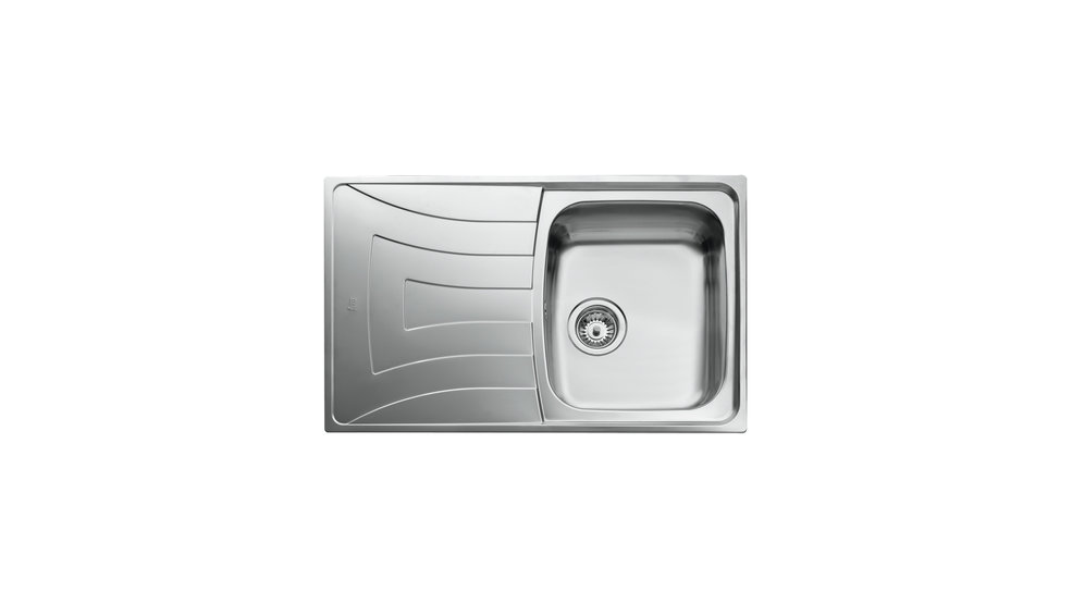 TEKA Évier encastrable en inox à un Bac et un Egoutoir Universo 1B 1E 79 - 10120001