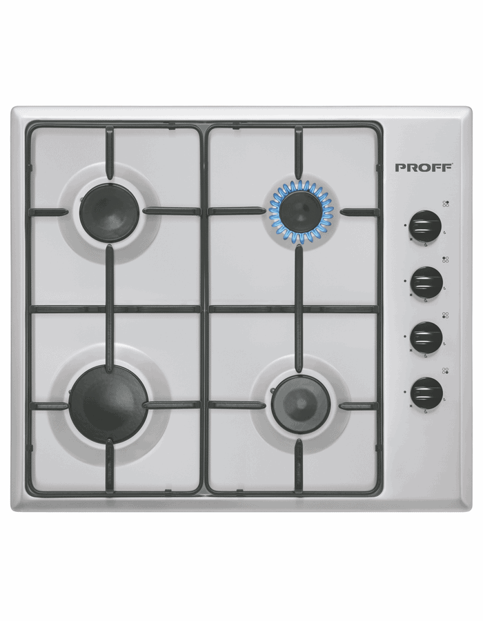 PROFF Plaque de cuisson gaz encastrable 60cm en inox - P601