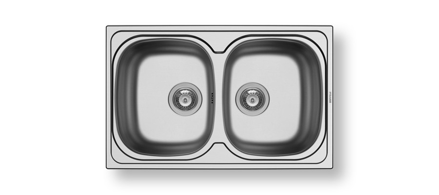 PYRAMIS Evier de cuisine Encastrable Amaltia (79X50) 2B