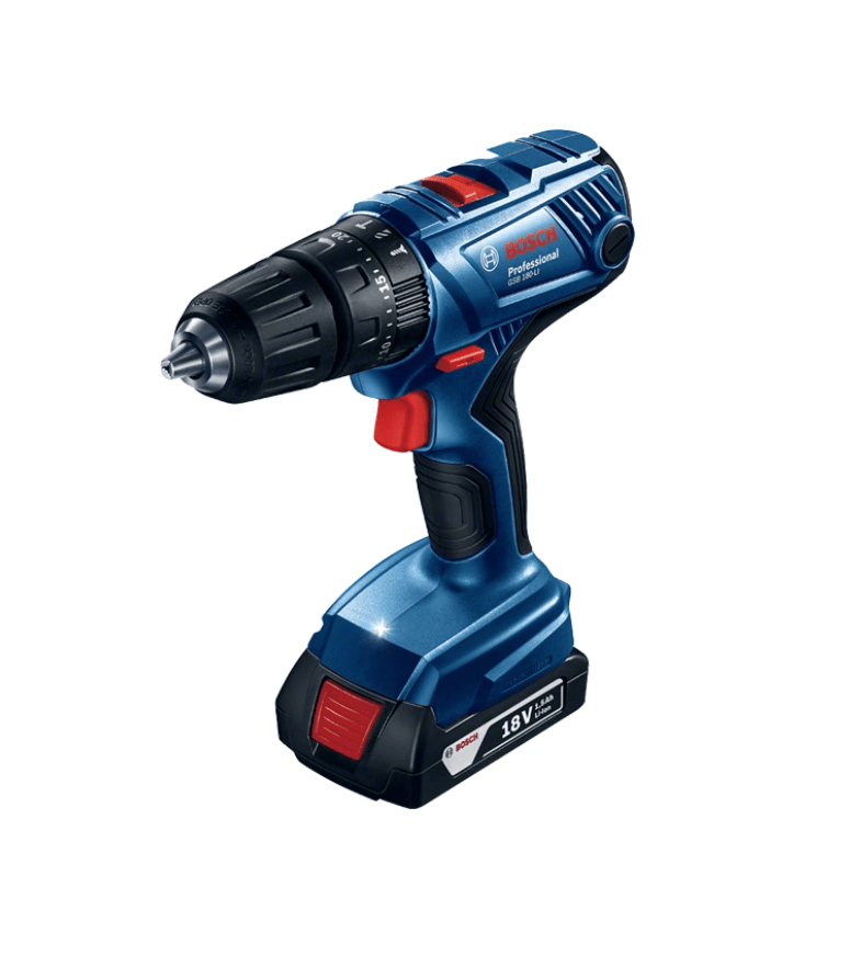 BOSCH Perçeuse-visseuse à percussion sans fil GSB 180 Li 2 x 1,5 AH, Coffret de transport - 06019F83K0