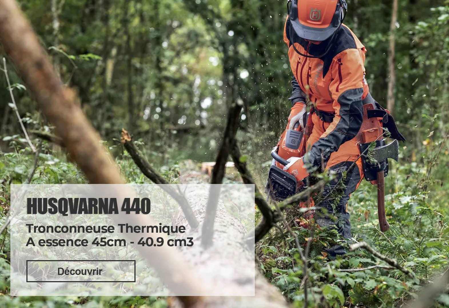 Husqvarna Tronçonneuse 440 banner