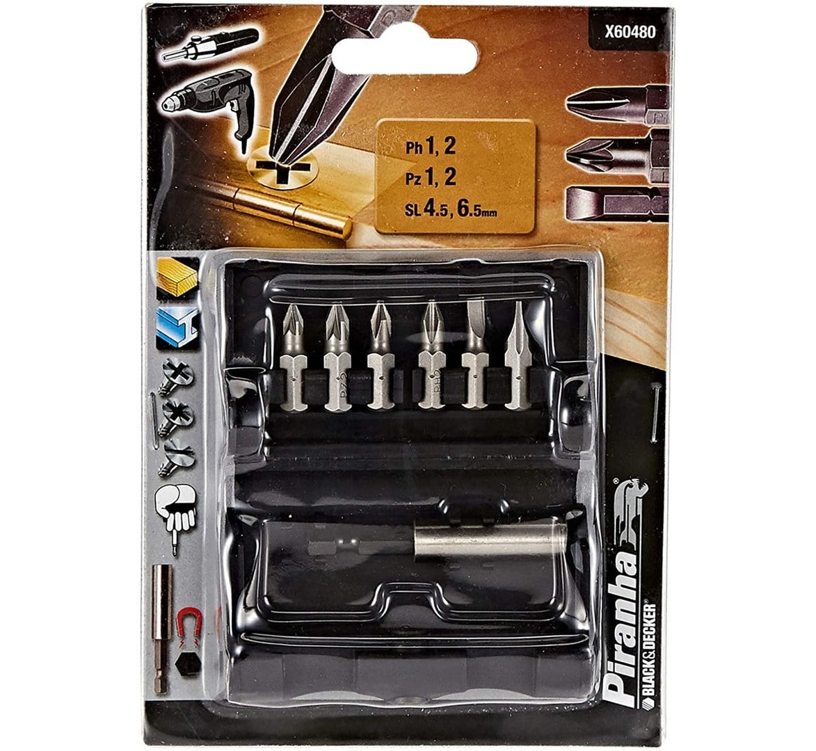 Black + Decker A7062-XJ Kit de Tournevis à cliquet avec accessoires