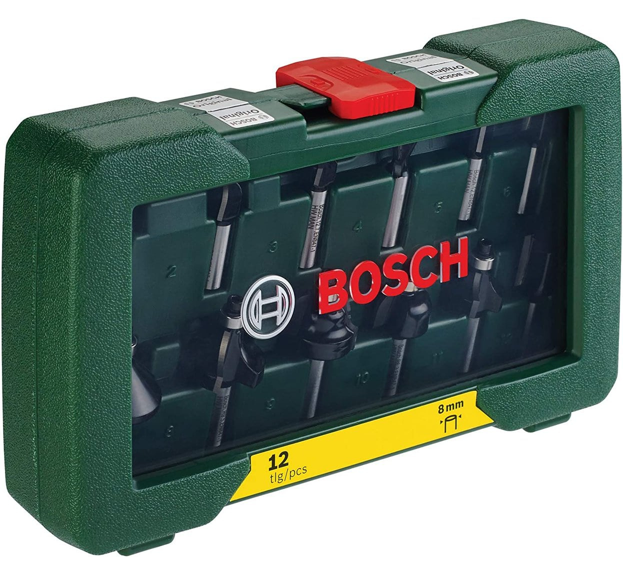 Boite de fraise pour défonceuse 6mm 15 pièces BOSCH