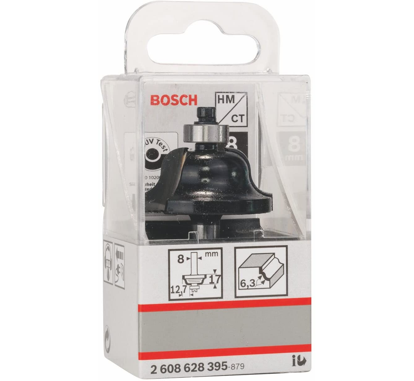 Bosch Fraise à rainurer droit 6 mm, D1 3,2 mm, L 7,7 mm, G 51 mm