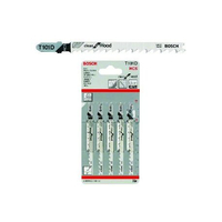 BOSCH  Lames de scie sauteuse T 101 D - Clean for Wood - Carte de 5pcs  -2608630032