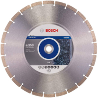 BOSCH  Disque à tronçonner diamanté Standard for Stone - 350 x 20,00+25,40 x 3,1 x 10 mm - 2608602603