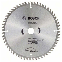 BOSCH Lame de scie circulaire 184x2.2/1.4x20 60T Eco for Wood  -2608644400